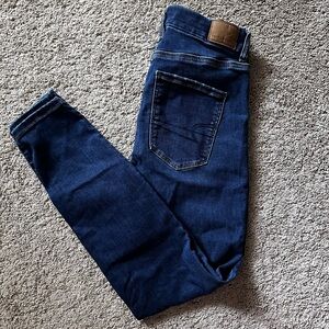 Dark Blue Denim Jeans